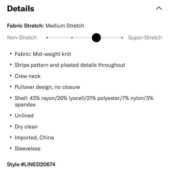 Line & Dot Kelli Pleat Sweater Dress | Black and Nude | Small | out of stock - Picture 7 of 9